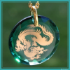 Drachen-Medaillon