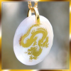 Drachen-Medaillon diamant von Quan Yin